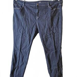 a.n.a Women's Dark Blue Denim Jeans